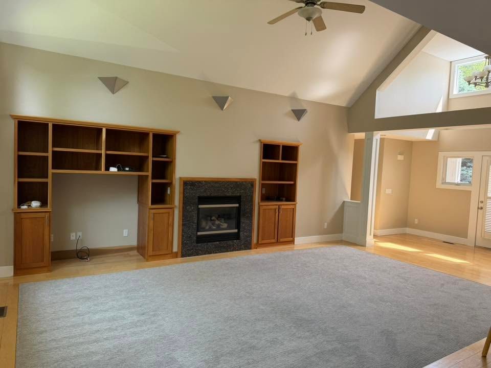 A family room we painted