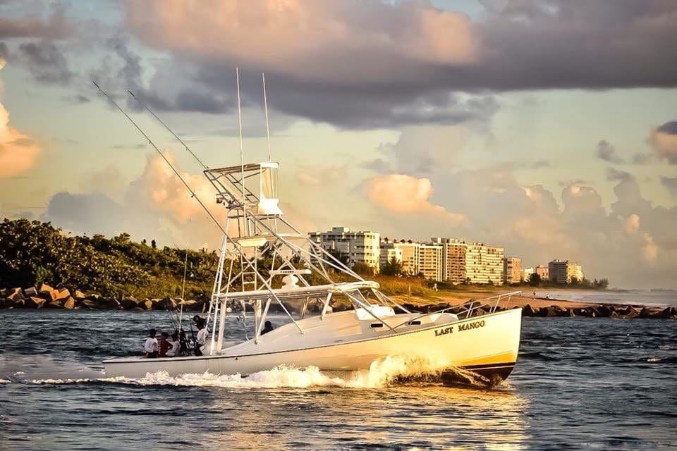 The Last Mango running the Fort Pierce inlet