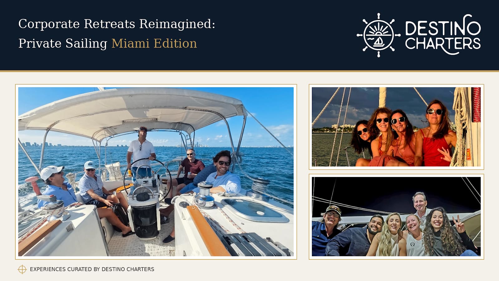 Corporate Retreats Reimagined: Private Sailing Miami Edition