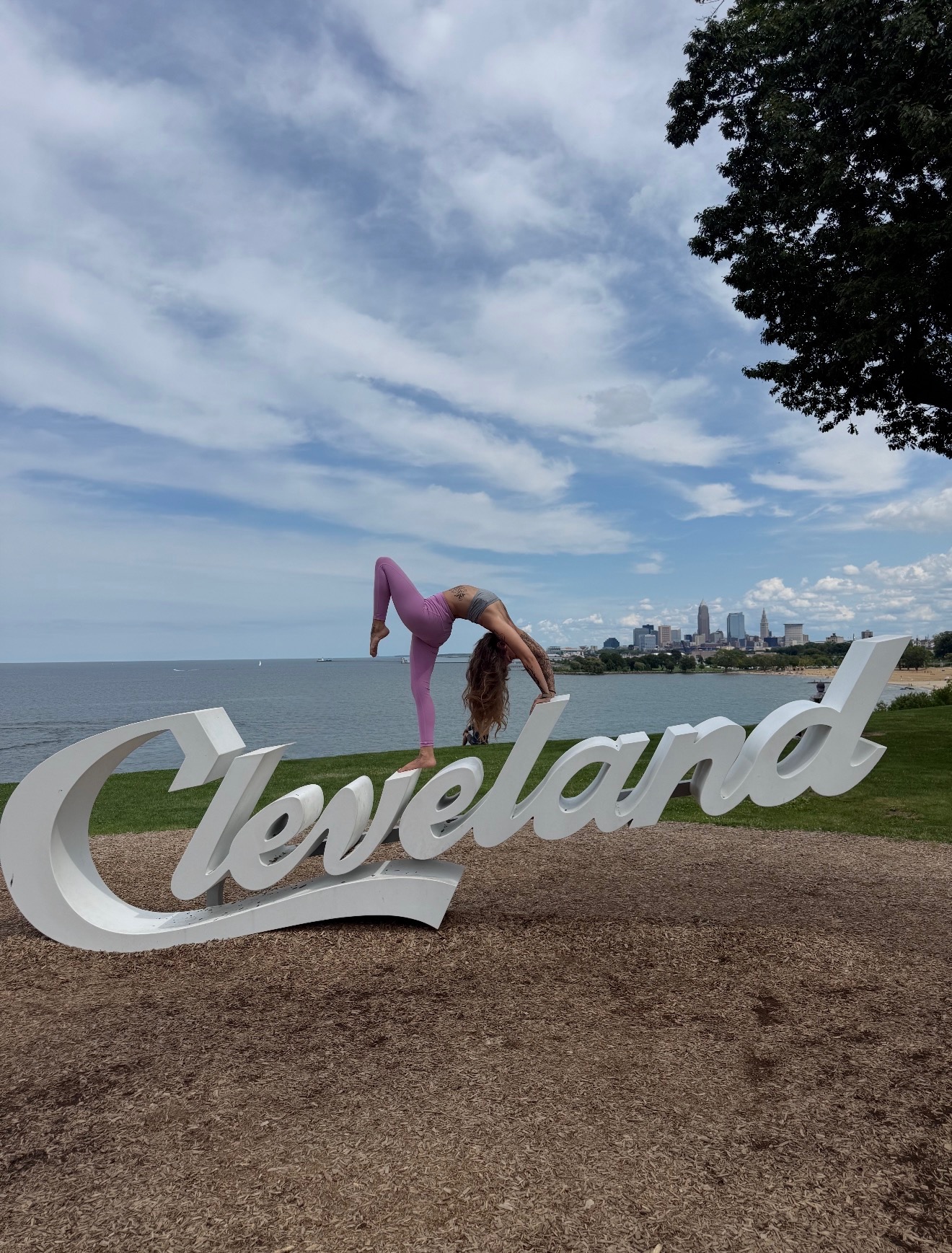 A restorative yoga class at The Studio Cleveland