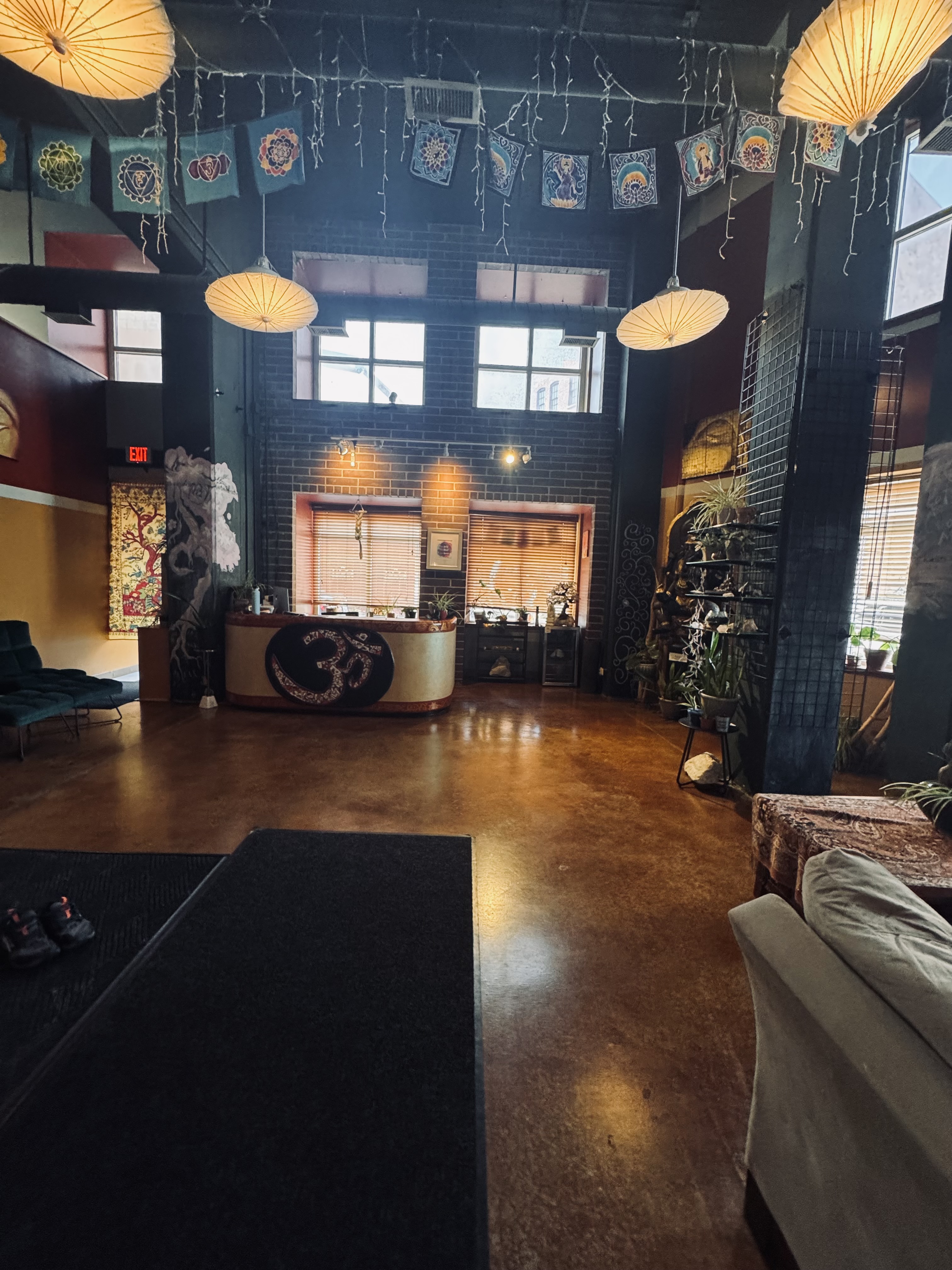 The lounge and reception at The Studio Cleveland