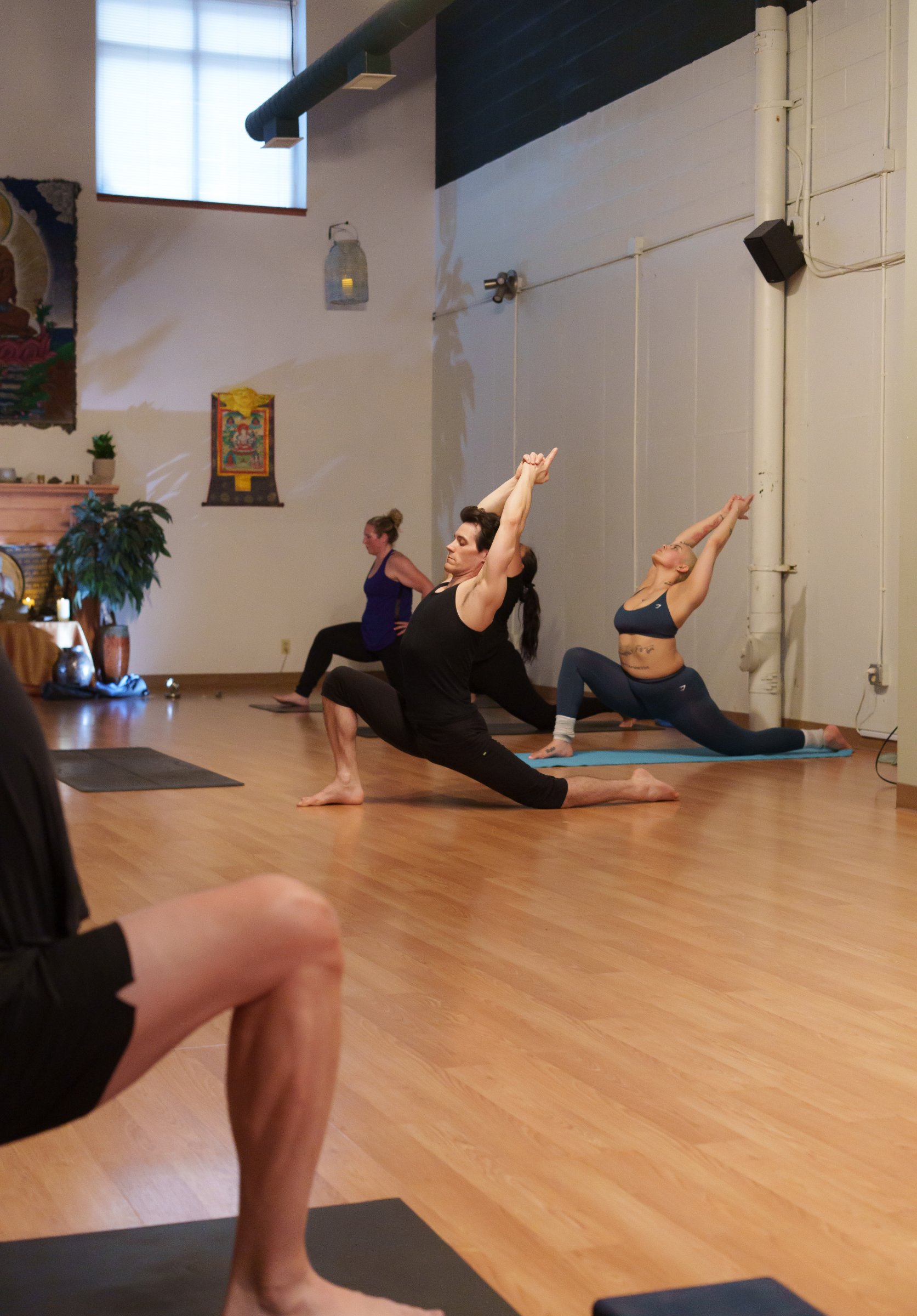 A breath-led vinyasa class at The Studio Cleveland